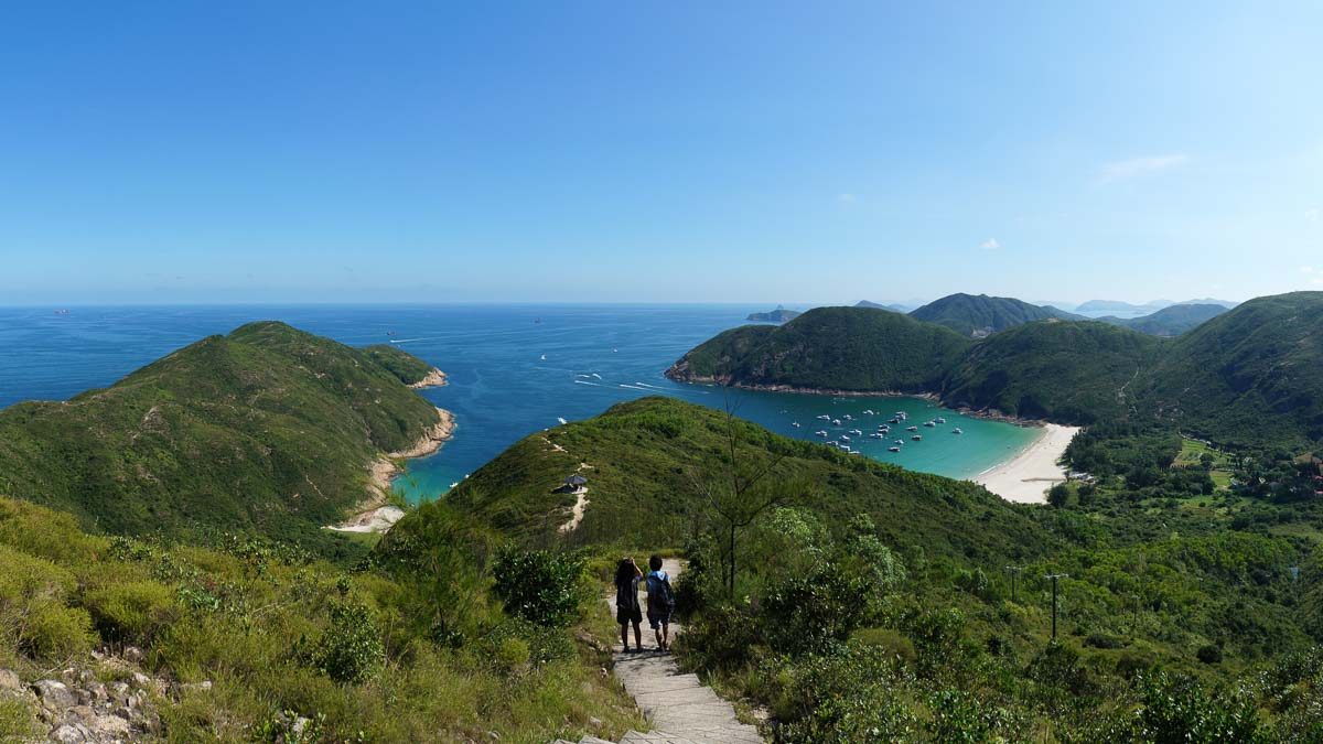Sai Kung mountains and sea